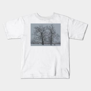 Snowy Trees Kids T-Shirt